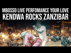 Mbosso live perfomance Your love Kendwa Rocks ( Zanzibar )