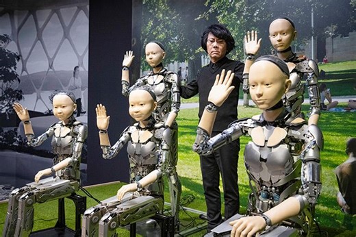 Robot researcher to explore future with androids at Osaka Expo