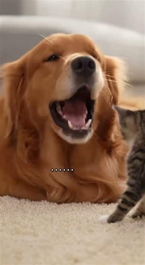 Tiny Kitten Challenges Big Dog 😂 / 아기 고양이 vs 큰 강아지 기세 싸움 😂🐱🐶