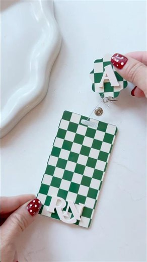 Checkered Badge Accessories