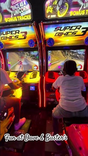 Fun times at Dave & Buster’s 🎉 #familyfun #daveandbusters #arcadegames