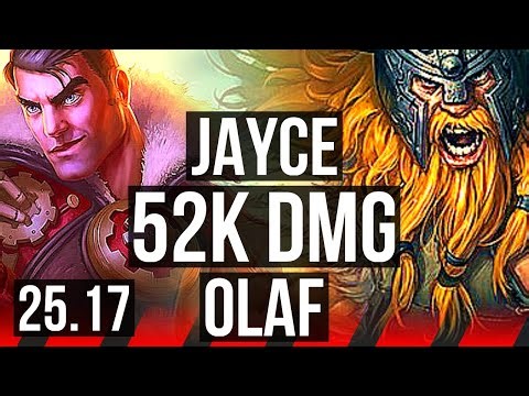 JAYCE vs OLAF (TOP) | 19/2/7, 7 solo kills, 52k DMG, Legendary | KR Master | 25.17