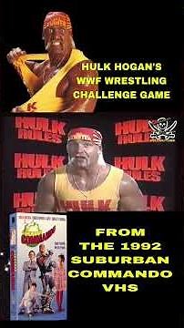 Hulk Hogan’s WWF Wrestling Challenge Game from the 1992 Suburban Commando VHS #hulkhogan #wwf