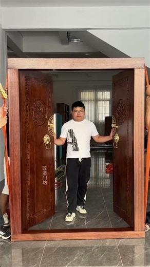 Solid Wood Door | Shut Out Noise, Keep the Warmth of Home #ubdiy #woodendoor #woodworking