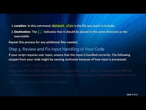 Converting Python Files to .EXE: Handling Data Files with PyInstaller