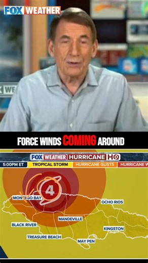 🌀HURRICANE HQ: Hurricane Melissa is just off the coast of Montego Bay, Jamaica. FOX Weather Hurricane Specialist Bryan Norcross says the massive storm is beginning to move past the island, but residents will still face life-threatening flash flooding as rainwater flows down from the mountains. | FOX Weather