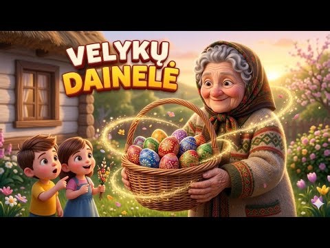 Velykų Bobutė ir Margučiai 👵🥚 | Velykinė dainelė vaikams | Smalsūs vaikučiai