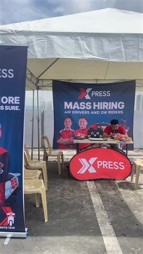 Naghahanap pa rin kami ng??? 4W Drivers and 2W Riders Kaya wag nang patagalin, apply na agad! Pumunta lang sa CW Compound, Ortigas Techno Point, Parking Building, 7th Floor, Ortigas, Pasig City. Application Dates: January 16, 17, at 18 📅 8:00 AM – 3:00 PM ⏰ Tara na! Para sa bagong taon, bagong?! Trabaho. 🚗🏍️ | Xpress