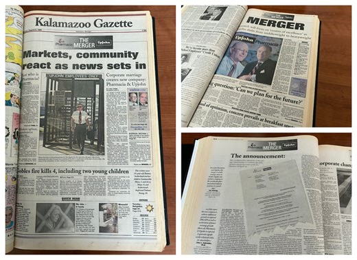 30 years after Upjohn merger, Kalamazoo area proves its resilience