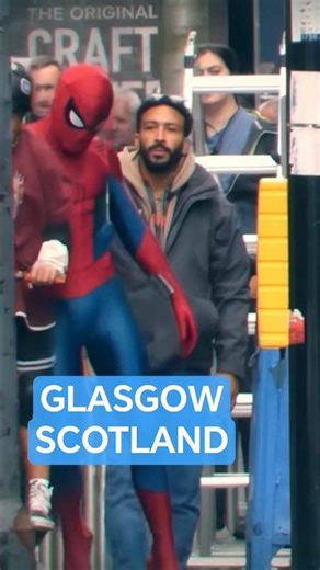 When Spider-Man Filmed in Glasgow 🕷️ Spidey Saves The Day