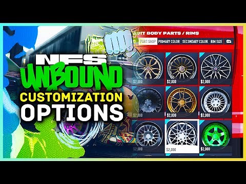 Need For Speed Unbound | All Car Customization Options