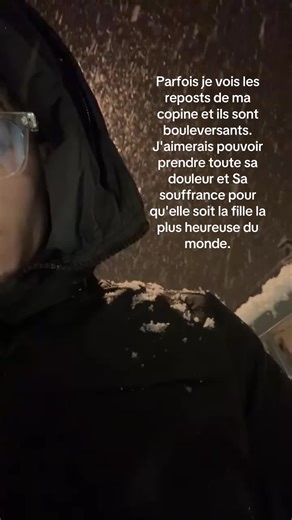 La douleur de ma copine et l'amour inconditionnel