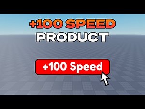 "+100 Speed" Product - Roblox Scripting Tutorial