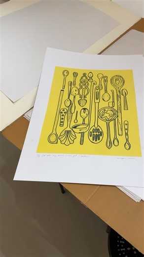 Exciting day!! Going though our artist in residence Imogen Moon’s portfolio picking pieces for the gallery. Keep your eyes peeled on our website, or better yet come and have a look at our selection! | The Caversham Picture Framer