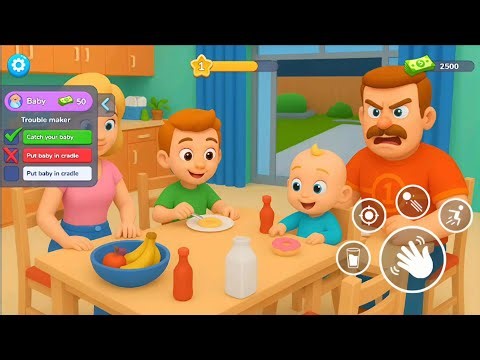 PAPA LIFE:PRANK SIMULATOR ANDRIOD GAMEPLAY #1