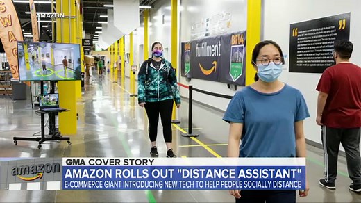 Amazon introduces new social-distancing tech