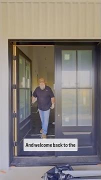 Three-point locking system on Andersen patio door