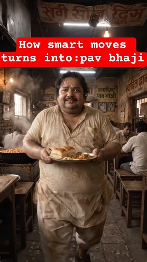 how smart moves turned into famous street food:pav bhaji 😋 |#viral #pavbhaji