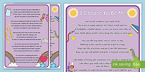 I Choose to Be Me Poem