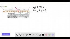 A ladder carried by a fire truck is 20.0  m long. The ladder...