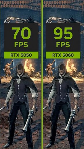 RTX 5050 vs 5060 vs 5070 on Bloodborne (shadPS4)