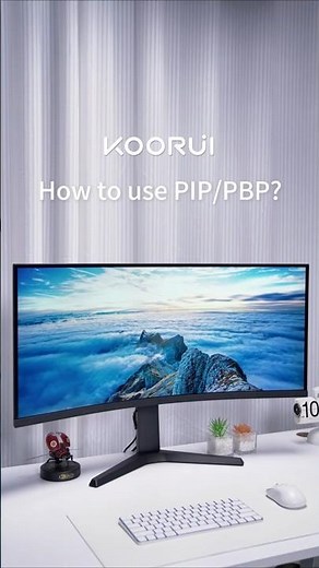 How to use PIP/PBP function on the KOORUI monitor?#koorui #monitor