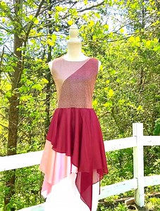 Dusty Pink and Wine, Worship Ephod, Dance Overlay, Worship Garment - Etsy