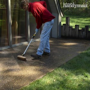 198K views · 134 reactions | You have to check out this insanely cheap and easy way to remove rust from concrete. Travis shows you how it's done! Head to https://trib.al/fdDxTFO for more details! | Family Handyman | Facebook