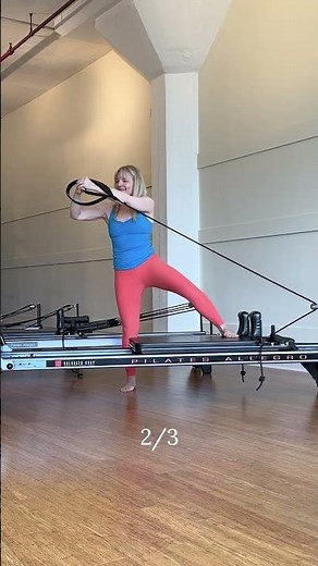 Pilates Reformer Standing Flow | 3 Steps to Build Up to Torso Twist Plus