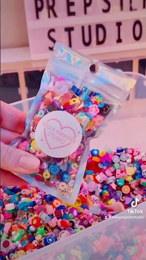 Lets pack some bead confetti together 🥰✨ #beadbuddies #braceletbusiness #beadconfetti #asmr