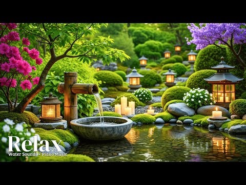 Healing Piano with Flowing Water Sounds 🌿 Insomnia Relief, Calm Anxiety & Deep Relaxation