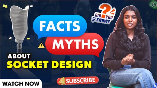 Prosthetic Socket Myths vs Facts | How the Right Socket Improves Comfort & Walking Think all prosthetic sockets are the same? That’s one of the biggest misconceptions in prosthetic care. In this video, we break down the most common myths about prosthetic socket design and explain the facts that truly impact comfort, mobility, and long-term limb health. You’ll learn: • Why tighter is not always better • Why discomfort should never be “normal” • The difference between PTB, TSB, and Ischial Contain