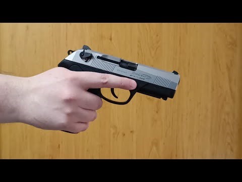 Airsoft Tokyo Marui Papago Arms stainless steel Beretta Px4 Storm Inox shooting