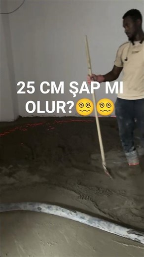 Usta Olmayan Bunu Farketmez! #inşaat #zemin #beton #mastar #construction #floor