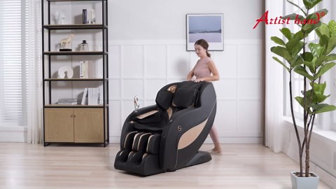 Artist hand Massage Chair Full Body, 2026 Zero Gravity Massage Chair Recliner with 10 Fix Rollers, 6 Modes, Bluetooth Speakers, Waist Heating, Foot Roller Massage, Full-Body Airbags (All Black)