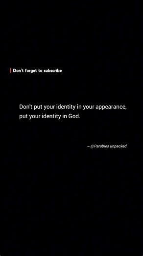 Put your identity in God #faith #jeauschrist #bibleverse #jesuschrist #hopeofheaven #whatsappstatus