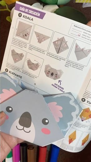 🧻🐨 ¡Aprende a Hacer un Koala de Origami! ✂️📄