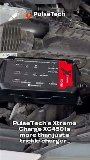 Charge, maintain, and condition any 6V or 12V lithium or lead-acid battery, with PulseTech's XC450