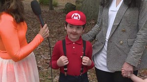 Mario travels from the Mushroom Kingdom for an interview