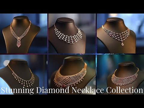 Stunning Diamond Necklace | ORRA Jewellery Diamond Necklace | Diamond Necklace Collection