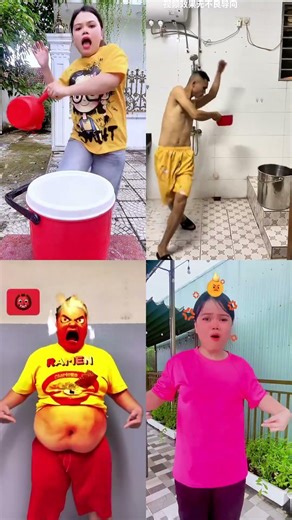 🌶️ Spicy Ramen & Ice Water Challenge! | Epic Slapstick Fails