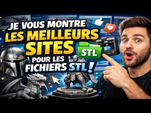 je vous montre les meilleur site pour les fichier STL
