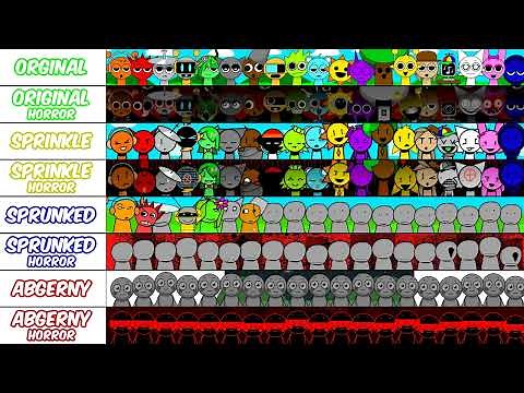 Incredibox Sprunki All Modes Together! Incredibox Sprunki - All Characters together (New Mod)