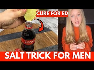 Blue salt trick recipe for men used for natural enhancement and cure of erectile dysfunction at home