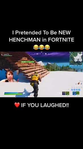 I pretended to be NEW henchman in #fortnite #mrtop5 #fyp #foryoupage