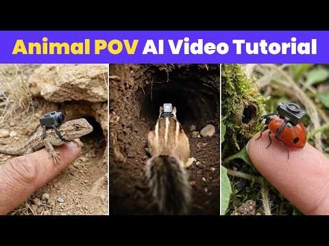 Come Realizzare Video con Telecamera in Soggettiva Animale | Nuovo Tutorial su una Nicchia dell'IA