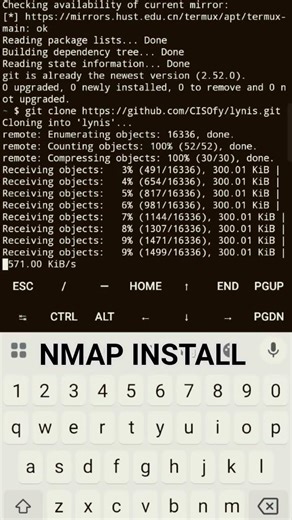 NMAP install on termux #termux #coding #coding #lifeisbutadream #jarvistechlab #python #hackingtechn