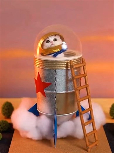 宇宙を夢見る子猫、ミッション開始！🚀✨ A Tiny Astronaut's Big Adventure (Wait for it...) 🌌 Cat in Space! 🚀 夢の宇宙大冒険！ #Shorts #猫 #子猫 #猫のいる暮らし #癒やし動画 #宇宙 #夢落ち #にゃんすたぐらむ #おもしろ動画 #catsoftiktok #kitten #spacecat #astronaut #cuteanimals #dreaming #funnycats #wholesome