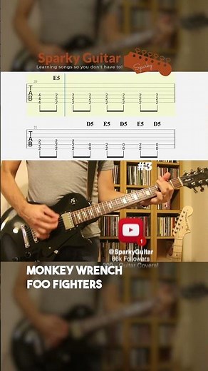 Monkey Wrench - Foo Fighters (Guitar Cover #3 with Tabs)
