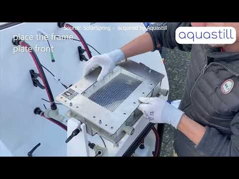 Aquastill - How to do the AGMD Setup of the MDLab